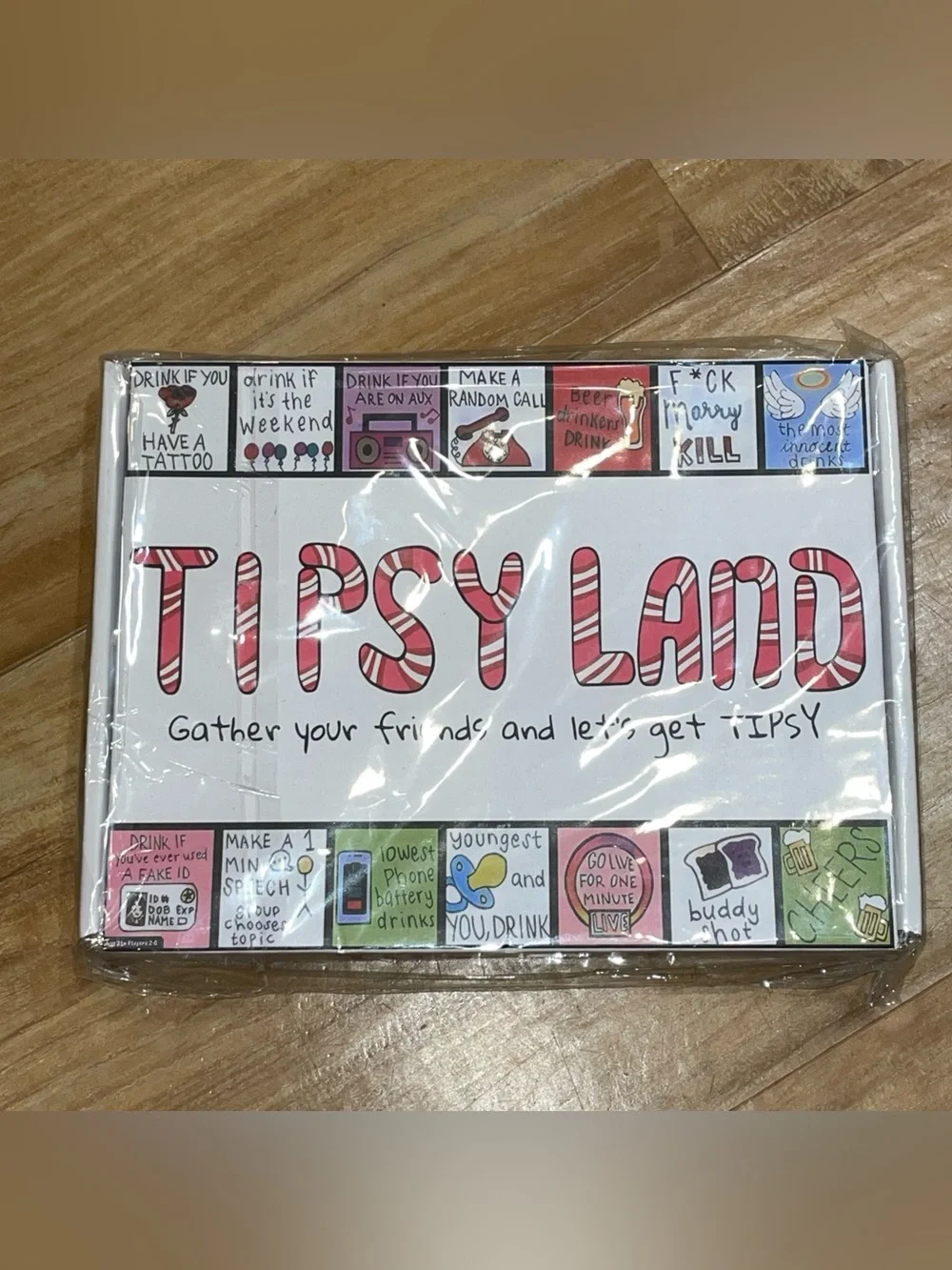 TIPSYLAND Adult Board Game | Group Game for Game Nights, Parties and More - New
